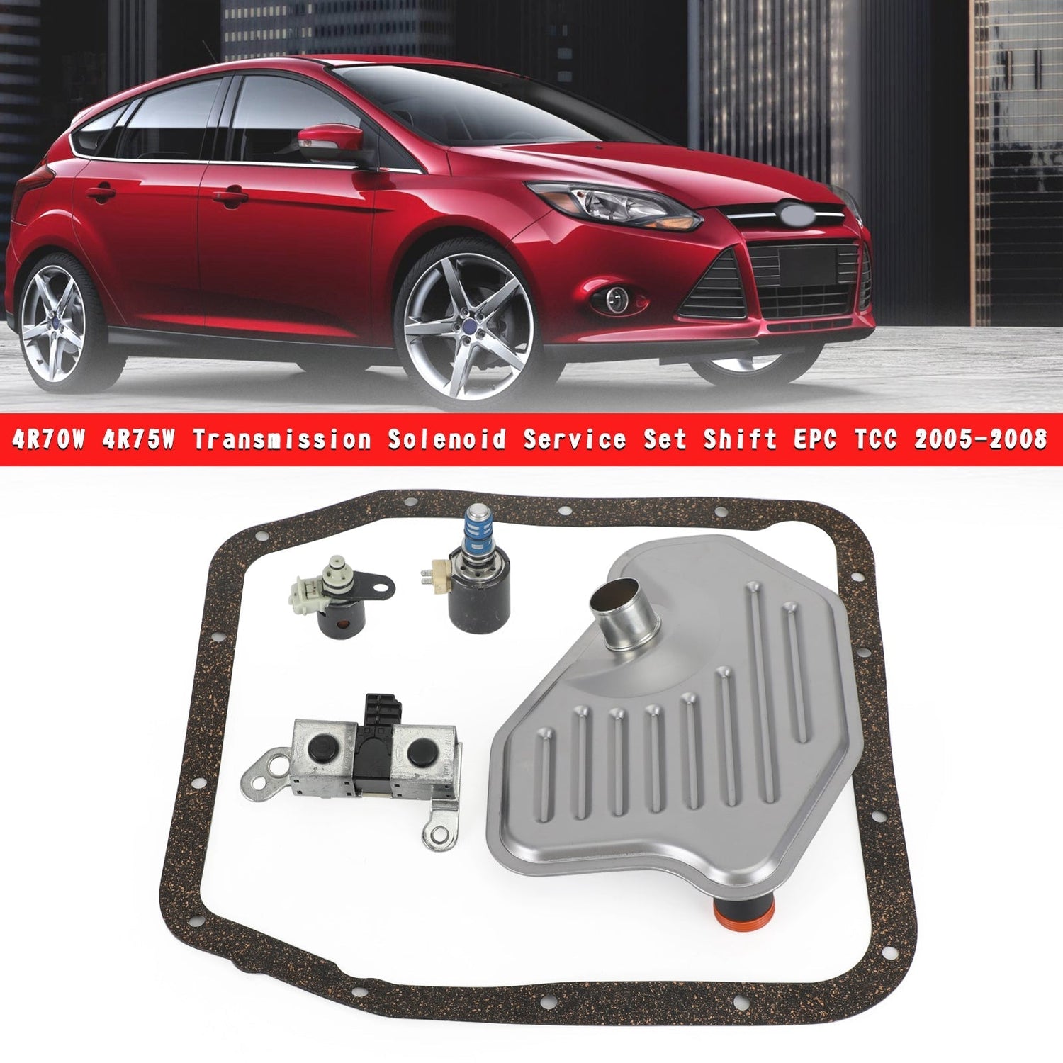2005-2008 FORD 4R70W/4R75W Transmission Solenoid Service Set Shift EPC TCC