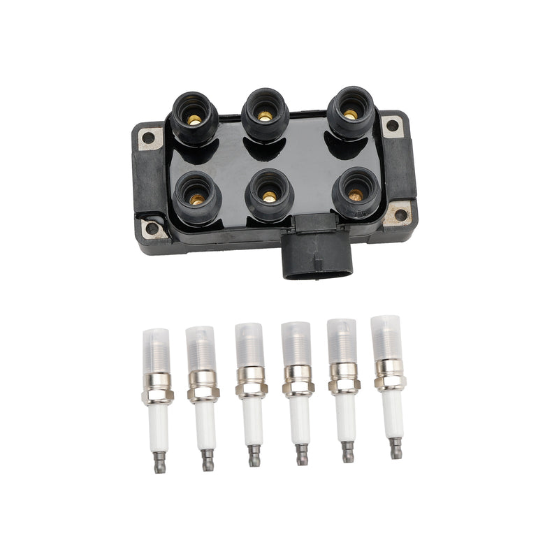 1996-2000 Ford Sable V6 3.0l Ignition Coil+6 Spark plug+6 Wire FD480 DG452