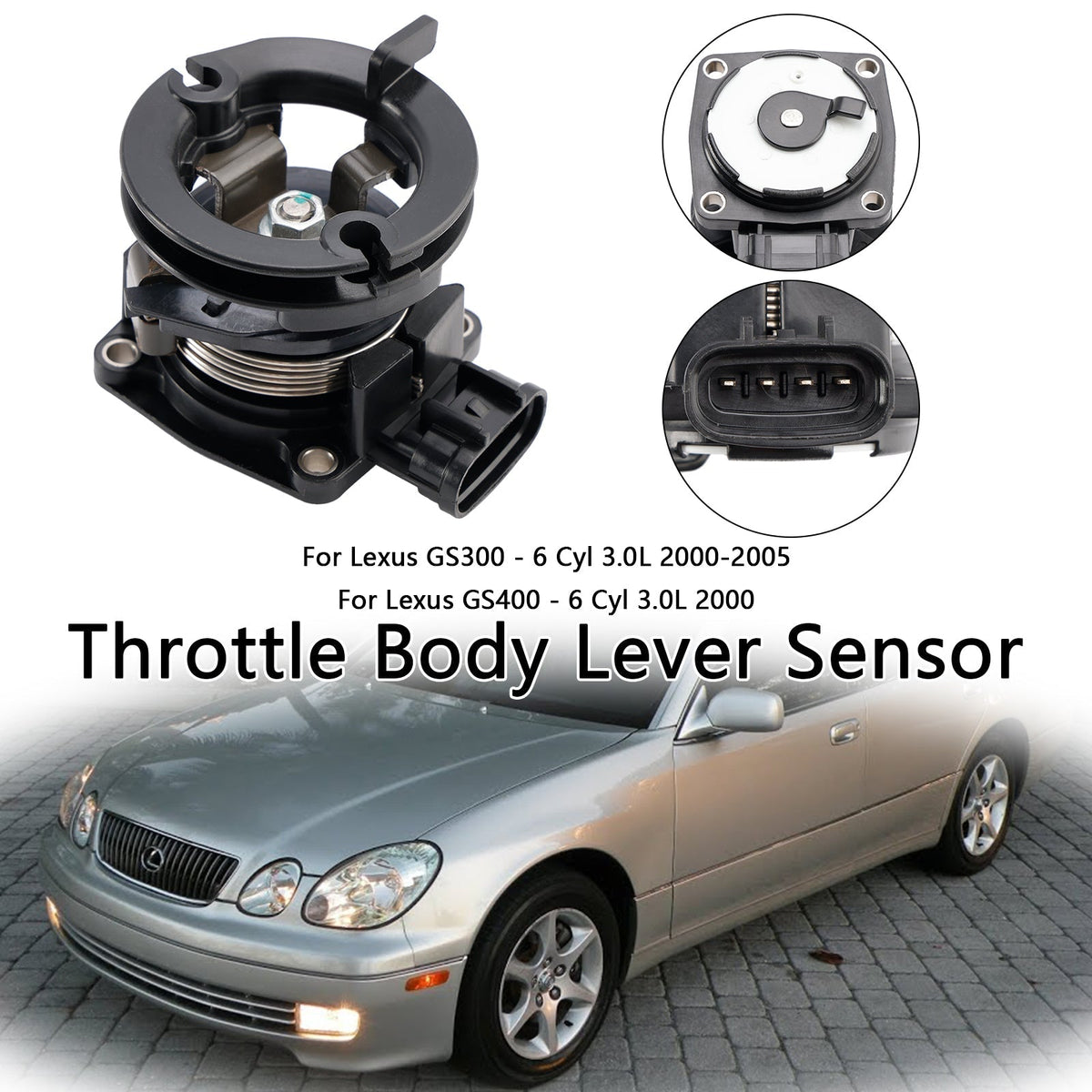 2001-2005 Lexus IS300-6 Cyl 3.0L 22060-46070 Throttle Body Lever Sensor