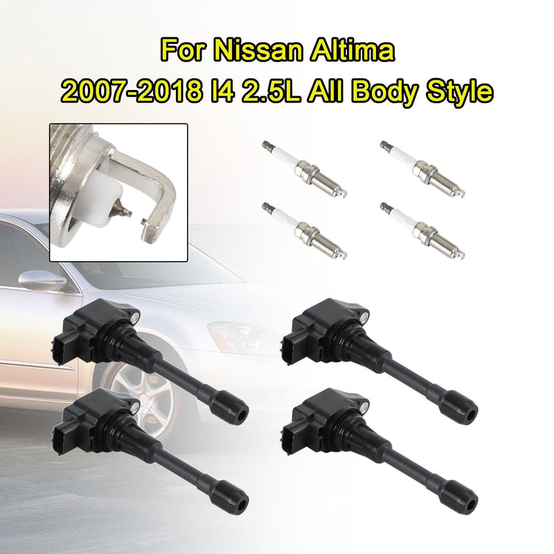 4PCS Ignition Coils Pack 22448ED000 Nissan Altima Sentra Rogue X-Trail Tiida 2.5L UF549