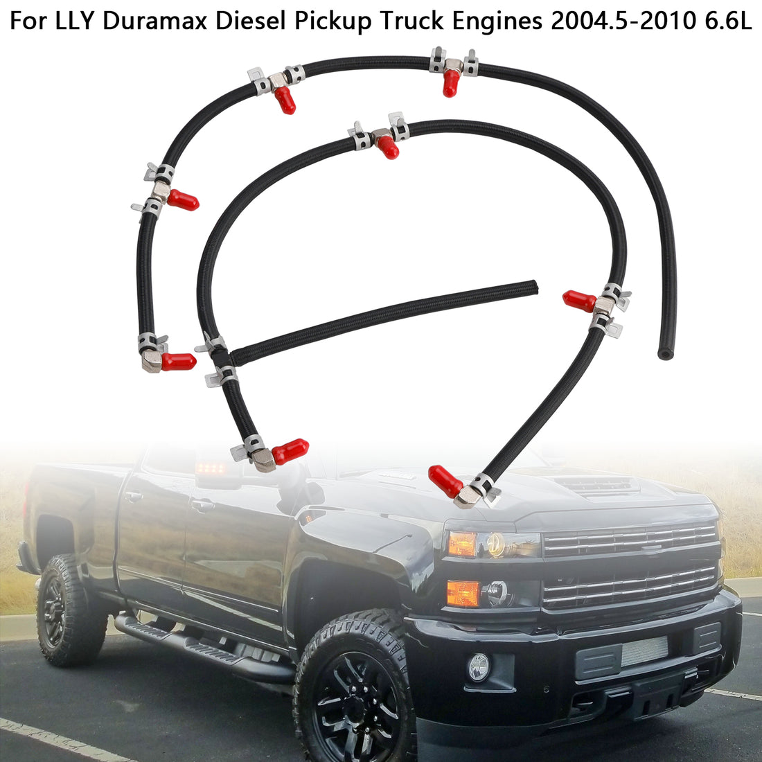 Duramax 2004-2010 6.6L Diesel Truck Engines Fuel Injector Return Line Kit 97328733 8973287331