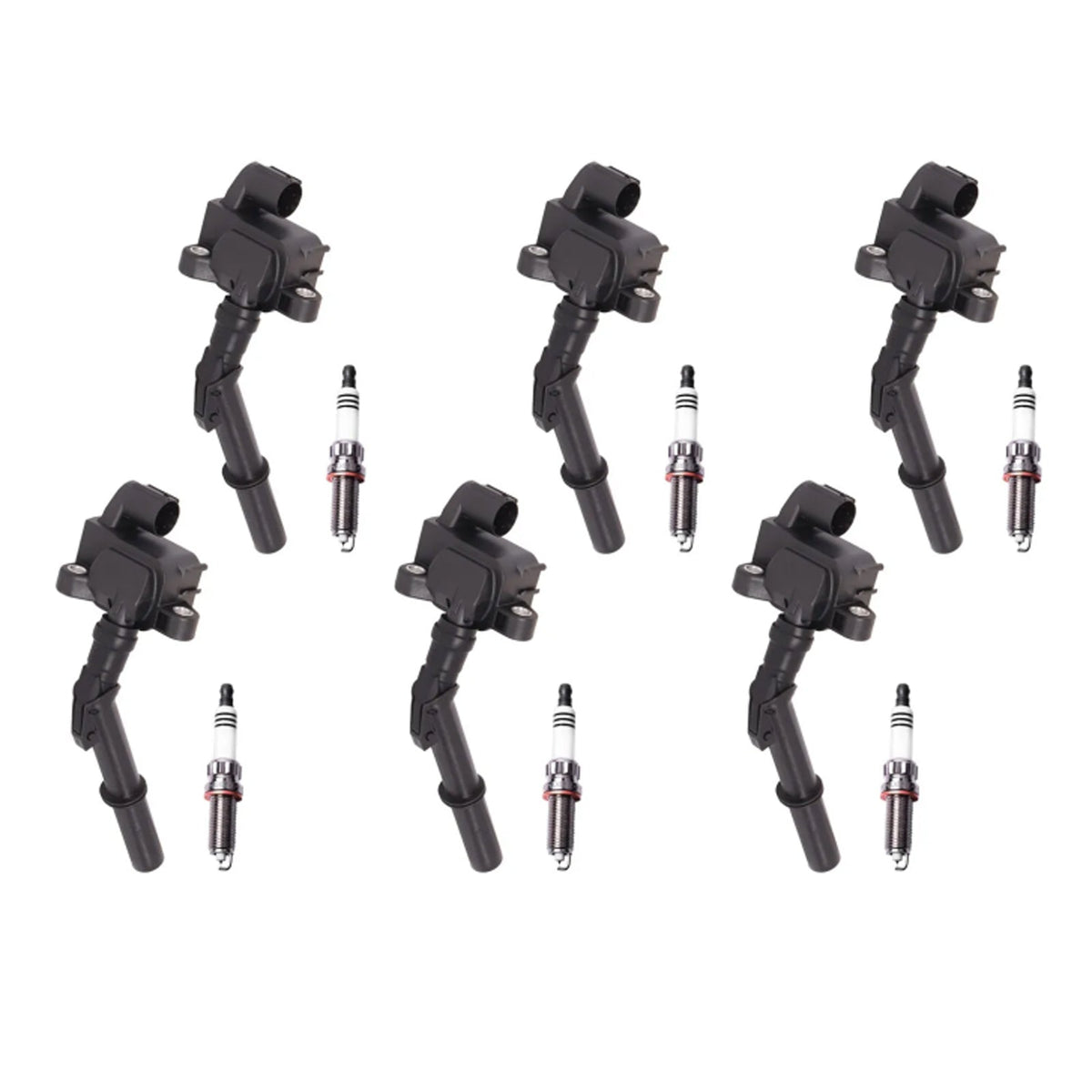 2017-2019 Mercedes-Benz GLS550 V8 4.7L 6x Ignition Coil +Spark Plug UF741 A2769063700