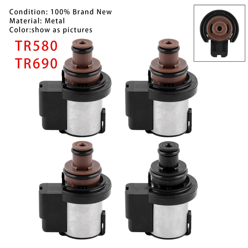 4PCS Torque Converter AWD Solenoid For Subaru Lineartronic CVT TR580 TR690