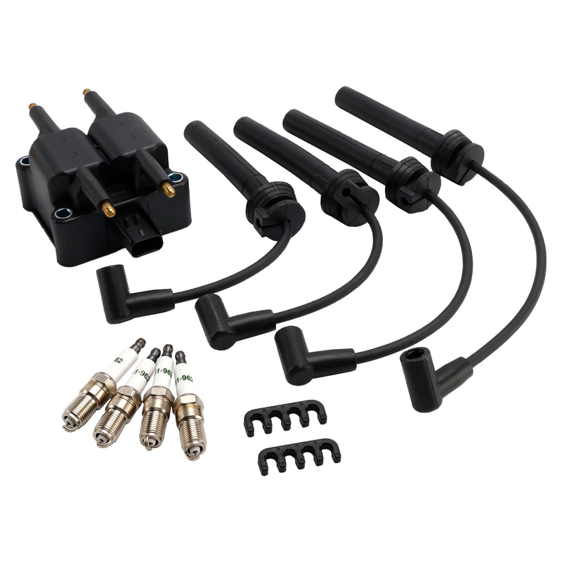 2002-2005 Jeep Liberty UF189 UF403 UF410 Ignition Coil Pack Spark Plug Wire Set