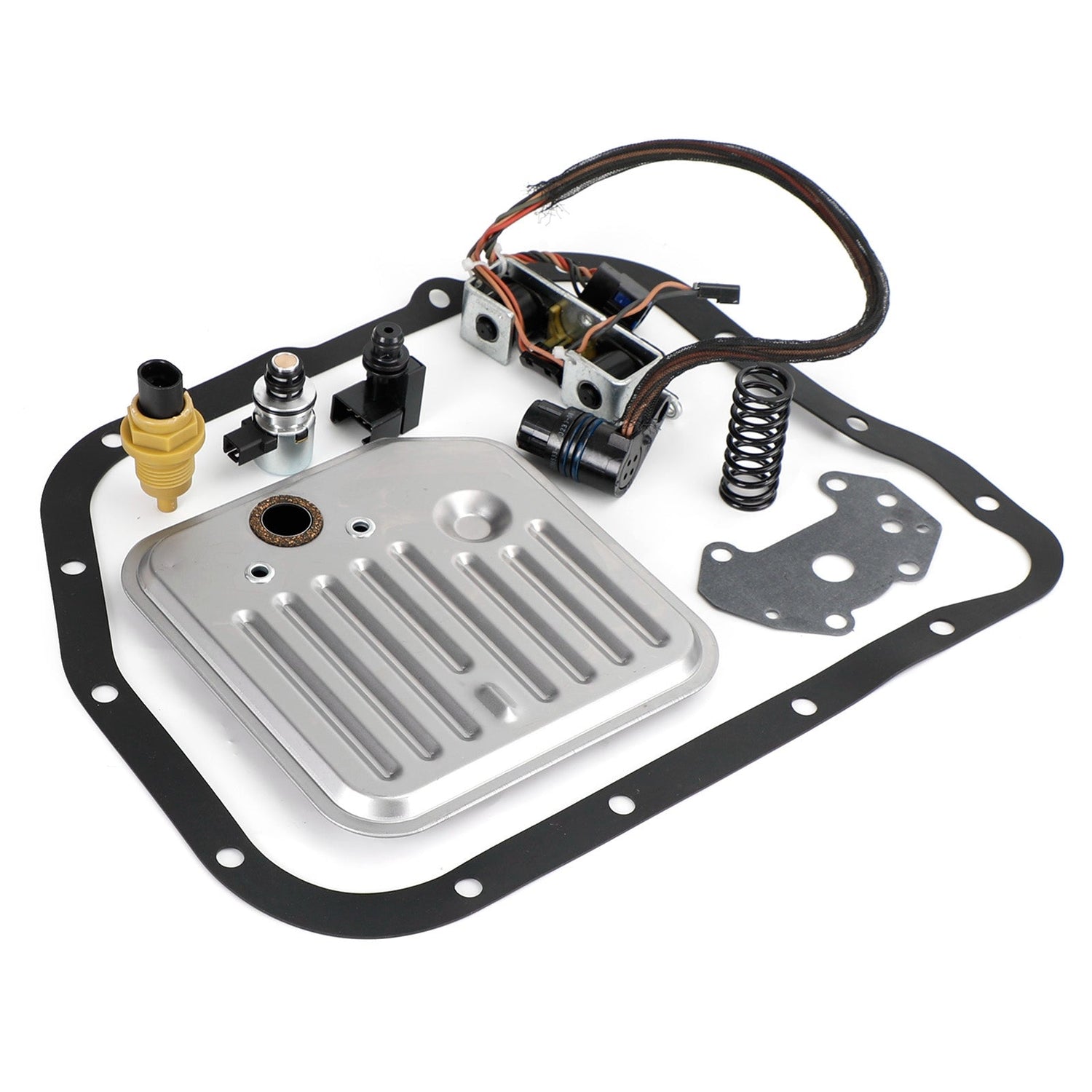 A518 46RE 48RE A518 A618 Transmission Filter Kit w/ Solenoid +Sensor Set Fit 2000-Up Chrysler Dodge Jeep