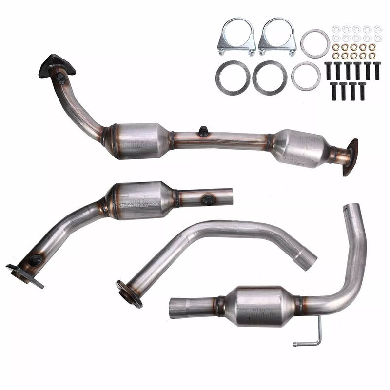 2008-2019 TOYOTA Sequoia 5.7L/ 2010-2019 Tundra 4.6L 2PCS Catalytic Converter 54722 54723-Guardx Auto
