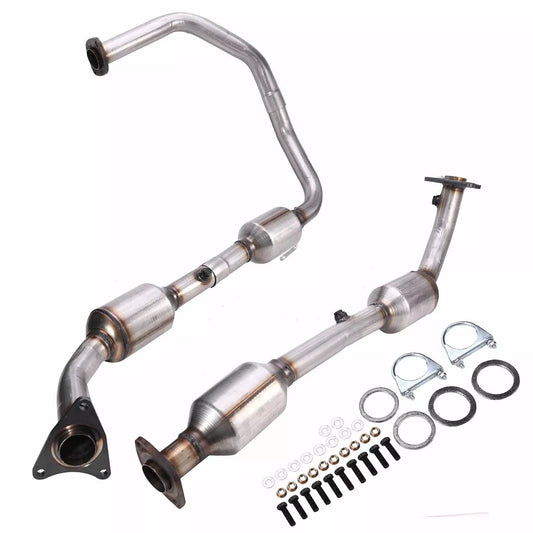 2008-2019 TOYOTA Sequoia 5.7L/ 2010-2019 Tundra 4.6L 2PCS Catalytic Converter 54722 54723-Guardx Auto