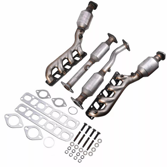 Nissan Titan Armada 5.6L 2004-2013 Manifold Catalytic Converters 16478 16479 16489 16488-Guardx Auto