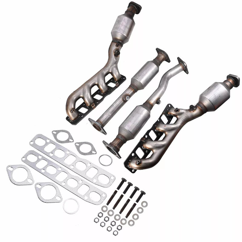 Nissan Titan Armada 5.6L 2004-2013 Manifold Catalytic Converters 16478 16479 16489 16488-Guardx Auto