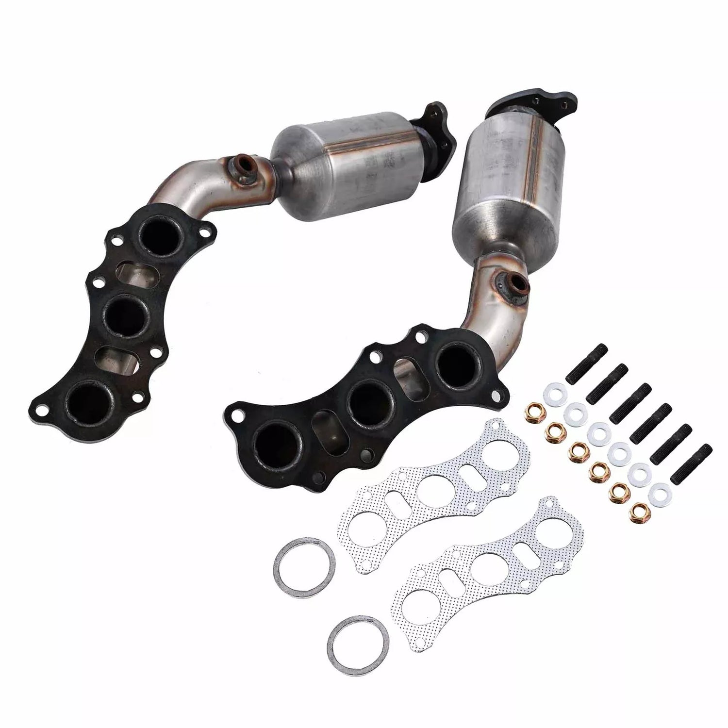 2005-2011 Toyota Tacoma 4.0L/ 4Runner 2003-2009 Left & Right Manifold Catalytic Converter Set 51326 51327-Guardx Auto