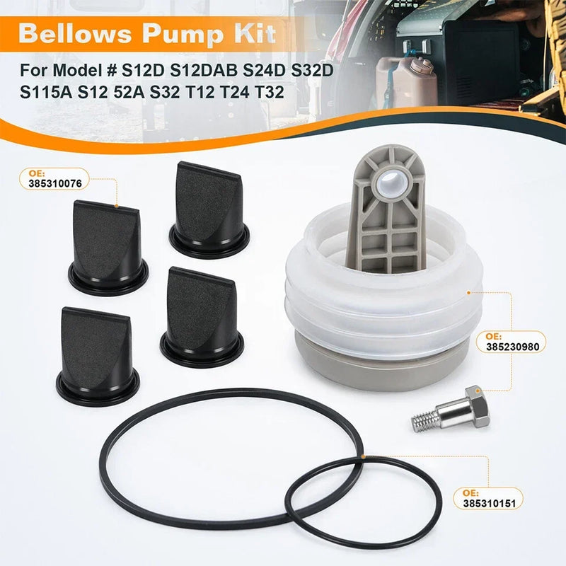 Pump Bellows Kit S & T Series Vacuum & Discharge Pump Dometic 385230980