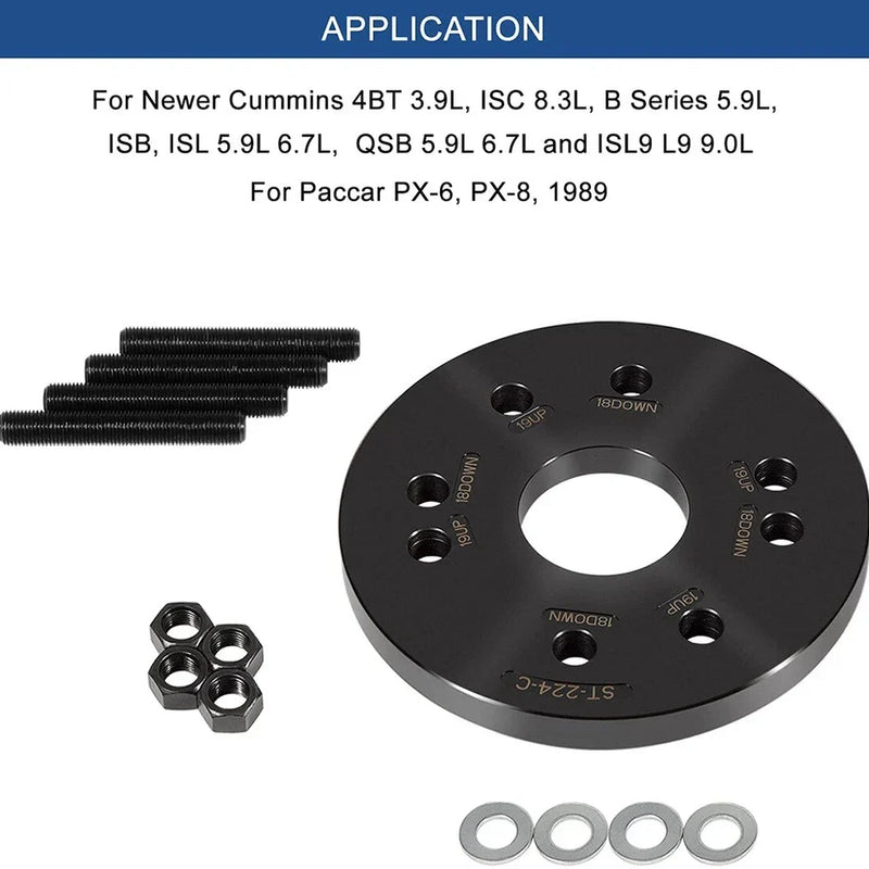 Cummins 4BT 3.9L ISC 8.3L B Series 5.9L ISB ISL 5.9L 6.7L QSB 5.9L 6.7L and ISL9 L9 9.0L 5395259 3824078 Rear Crankshaft Seal Sleeve Installer Tool