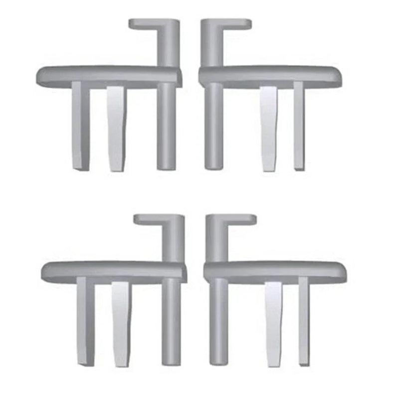 2 x Pairs Seitz Dometic Flyscreen / Caravan Window Blind End Clips 2 L/H & 2 R/H