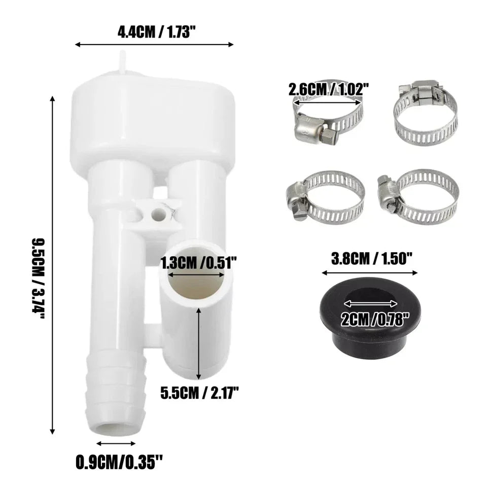 Dometic RV Toilet Replacement Part 385316906 748 Vacuum Breaker Kit