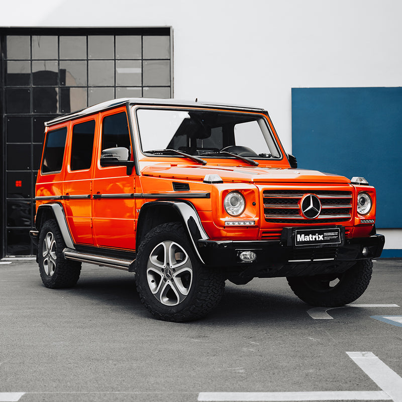 Papaya Orange PET Car Wrap Film Satin Vehicle Wrap