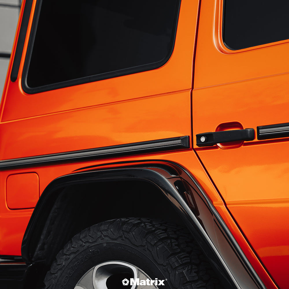 Papaya Orange PET Car Wrap Film Satin Vehicle Wrap