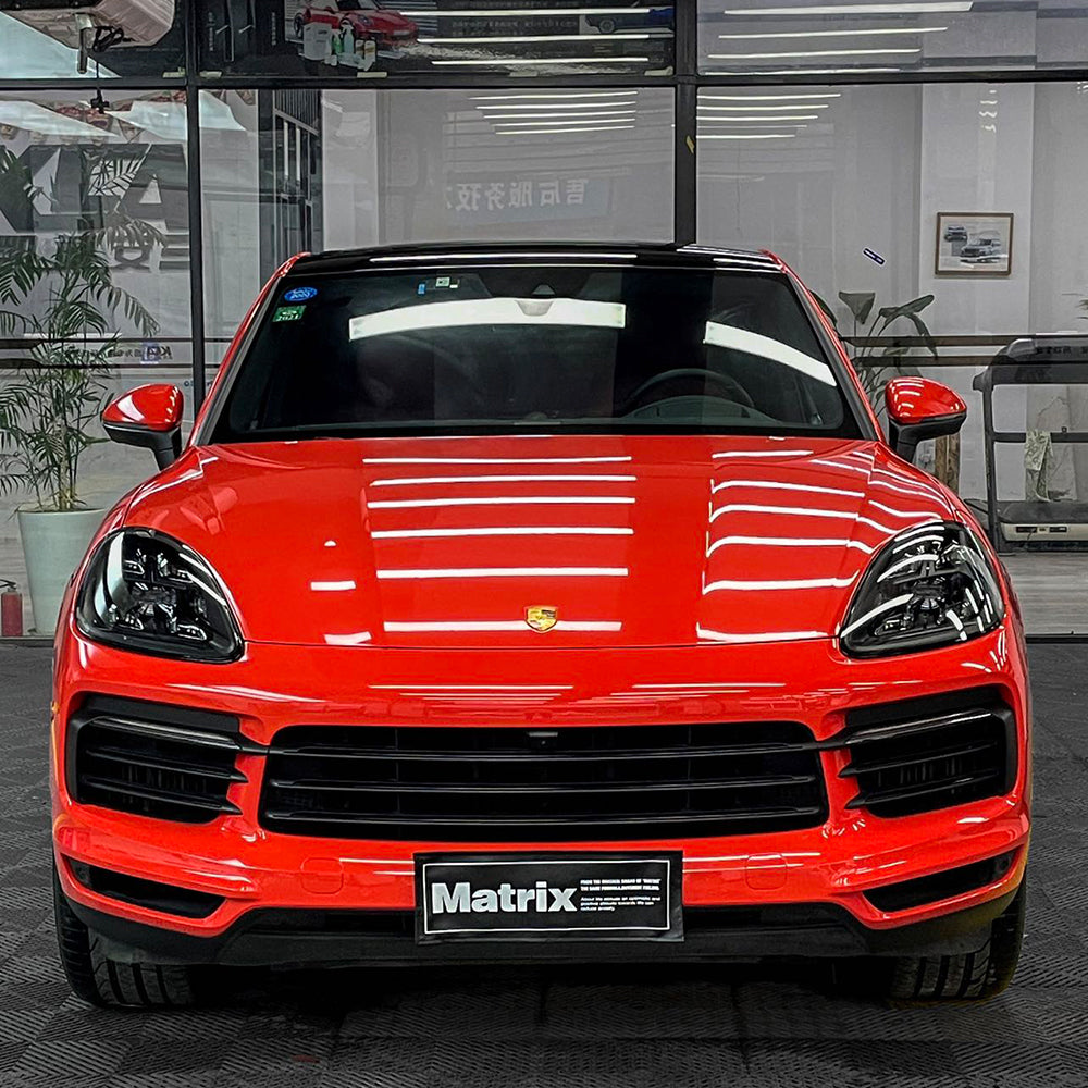 Papaya Orange PET Car Wrap Film Satin Vehicle Wrap