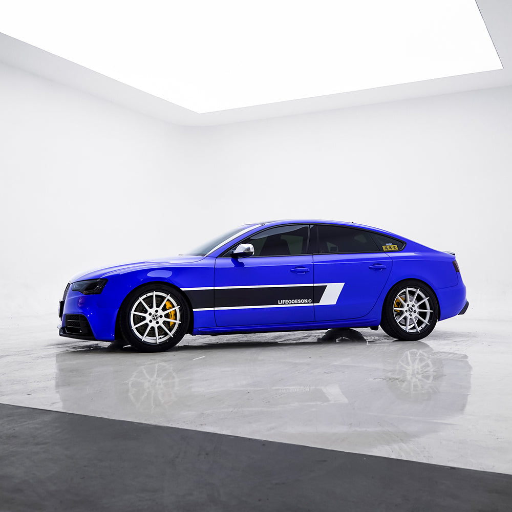 Matrix Blue Klein Blue PET Car Wrap Film High Gloss Vehicle Wrap