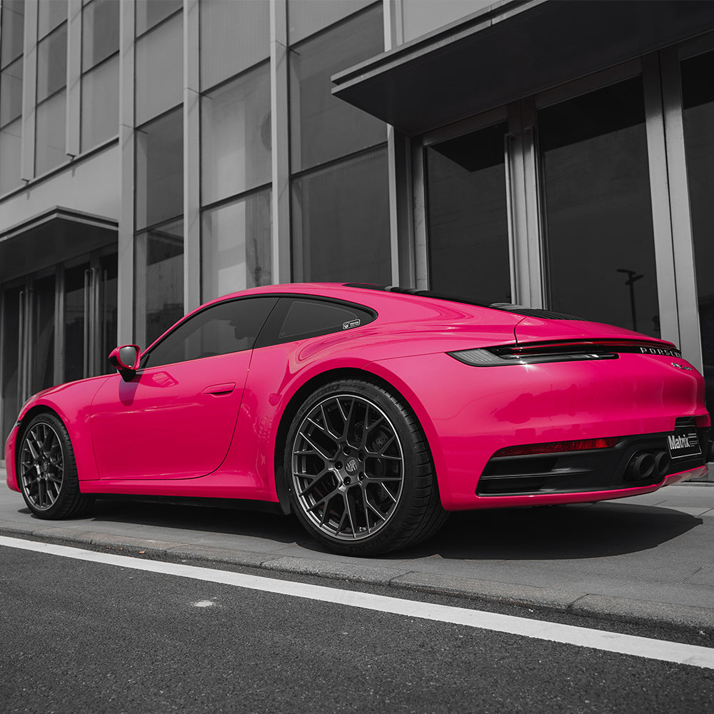 Beetroot Purple PET Car Wrap Film High Gloss Vehicle Wrap