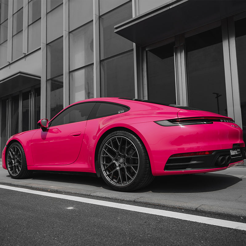 Beetroot Purple PET Car Wrap Film High Gloss Vehicle Wrap