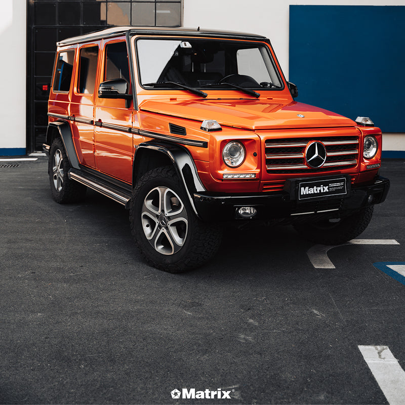 Papaya Orange PET Car Wrap Film Satin Vehicle Wrap