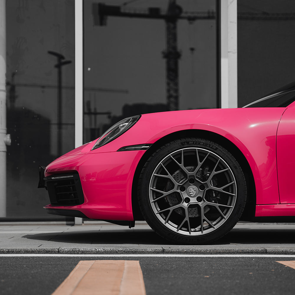 Beetroot Purple PET Car Wrap Film High Gloss Vehicle Wrap